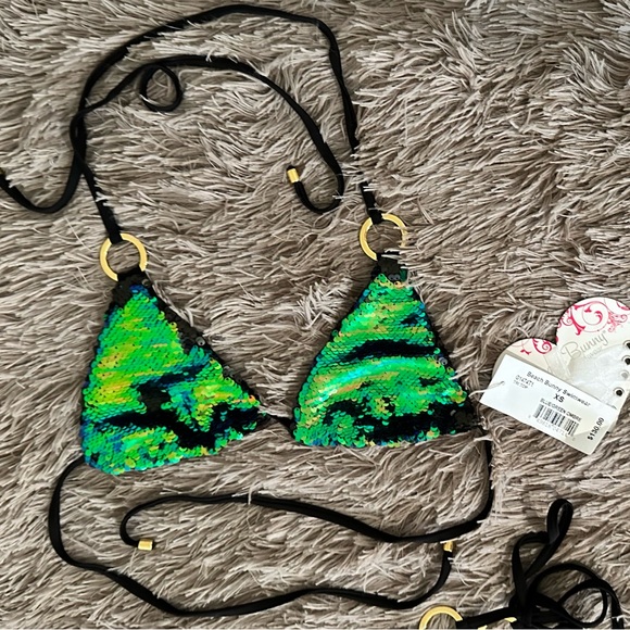 Beach Bunny Siren Song Bikini Top | XS | NWT Designer Swim - Picture 3 of 6